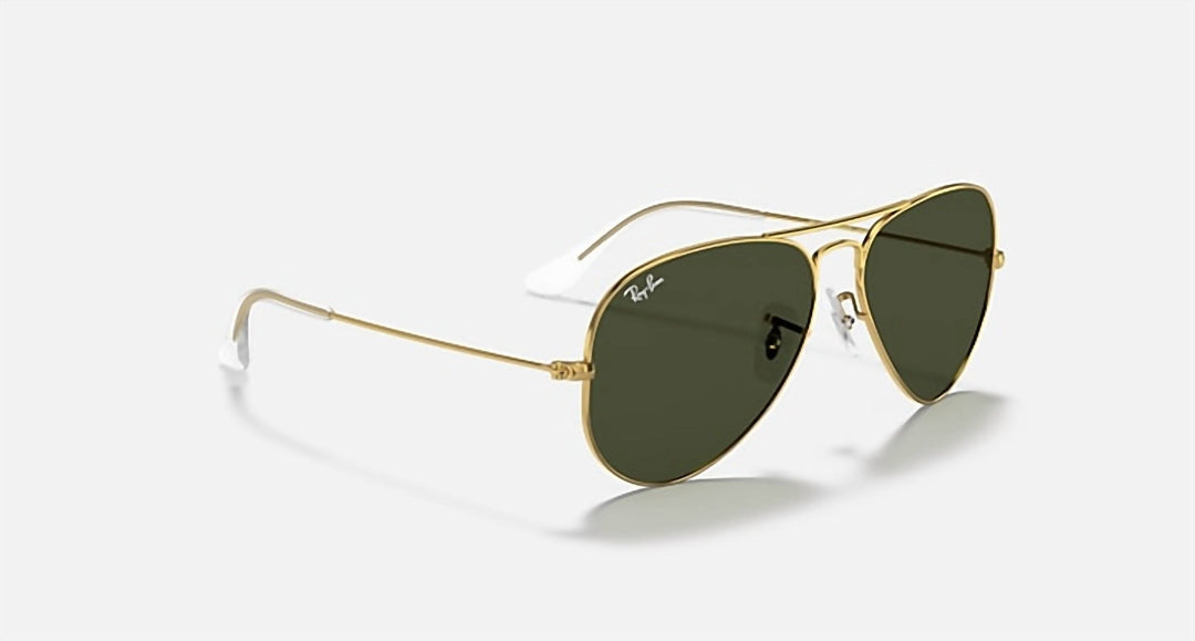 men's aviator classic sunglasses in polished arista gold
