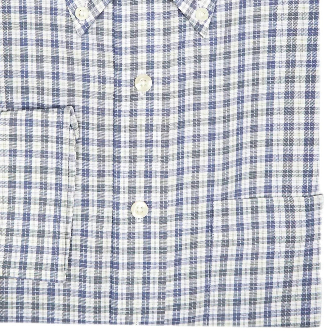 men's cotton long sleeve sport shirt in billy