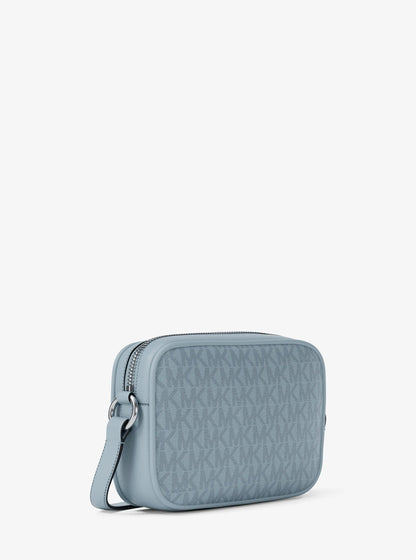 jet set travel small signature logo camera crossbody bag