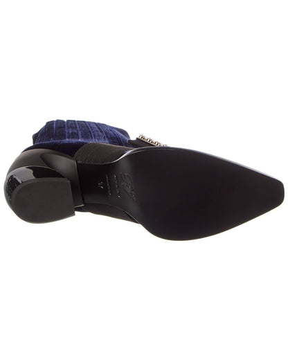 tex strass velvet boot
