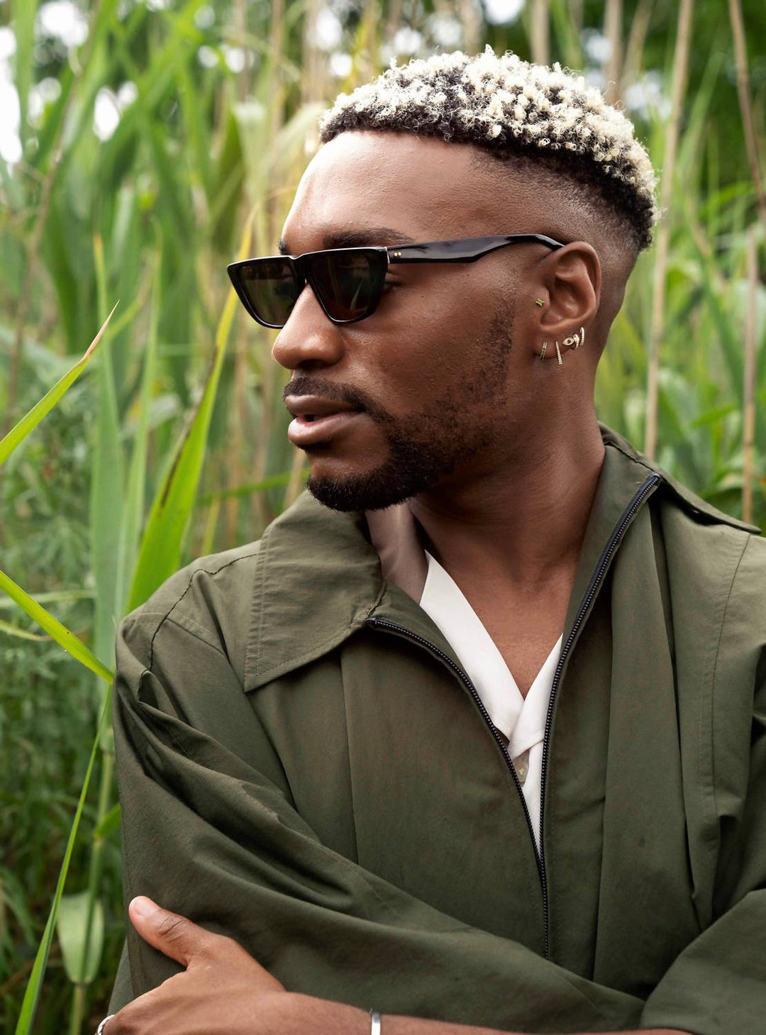 men's moore sunglasses in soot