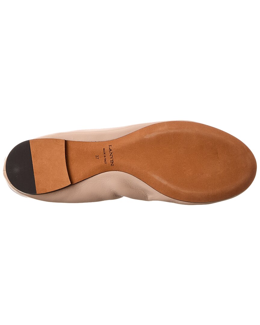 avec melodie leather ballerina flat