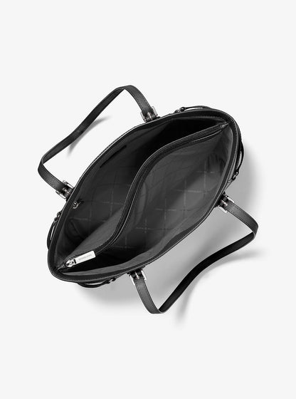 voyager large saffiano leather tote bag