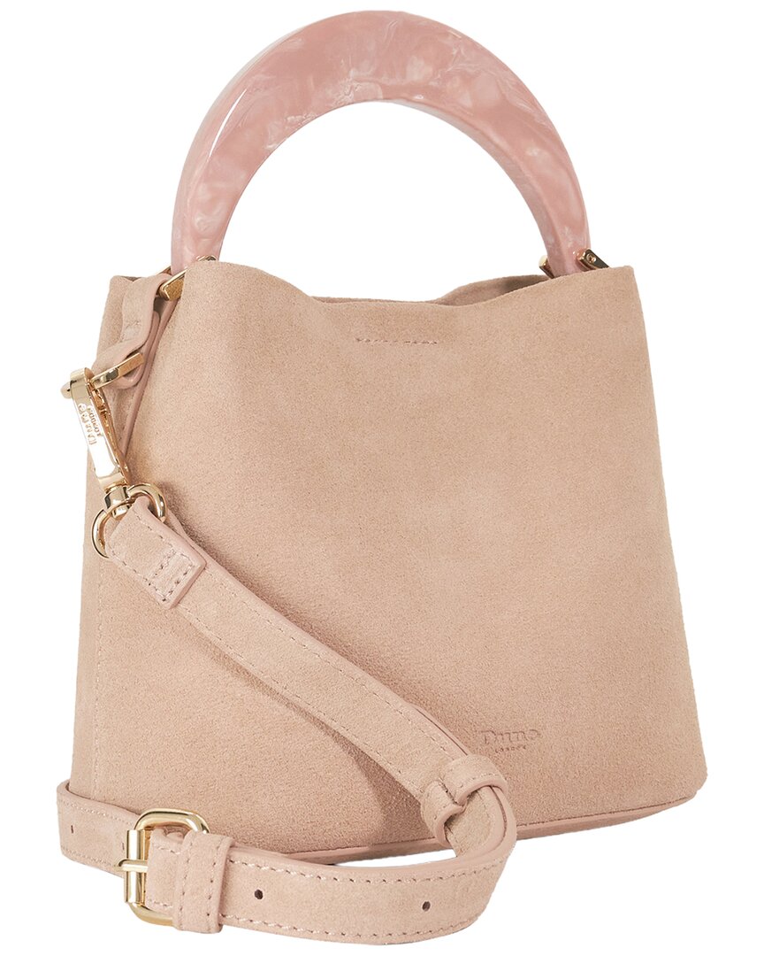 dharla suede bucket bag