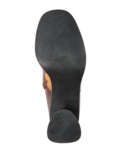 kiara leather zip bootie