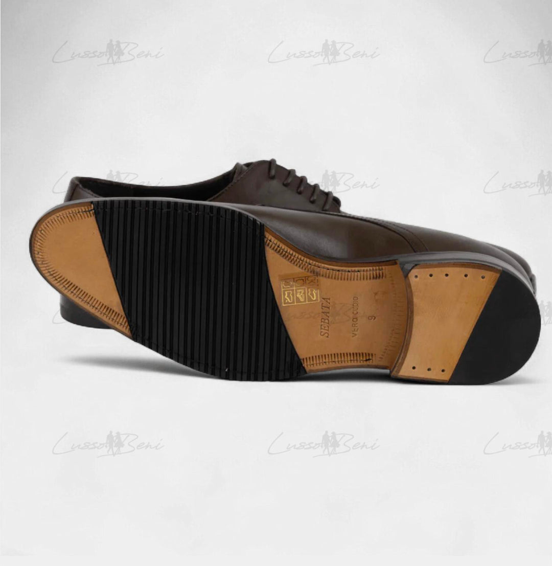 men's epicurus derby shoes in brown