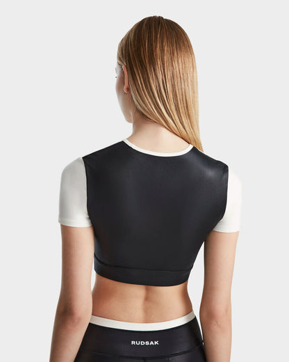 liliane women's active crop top