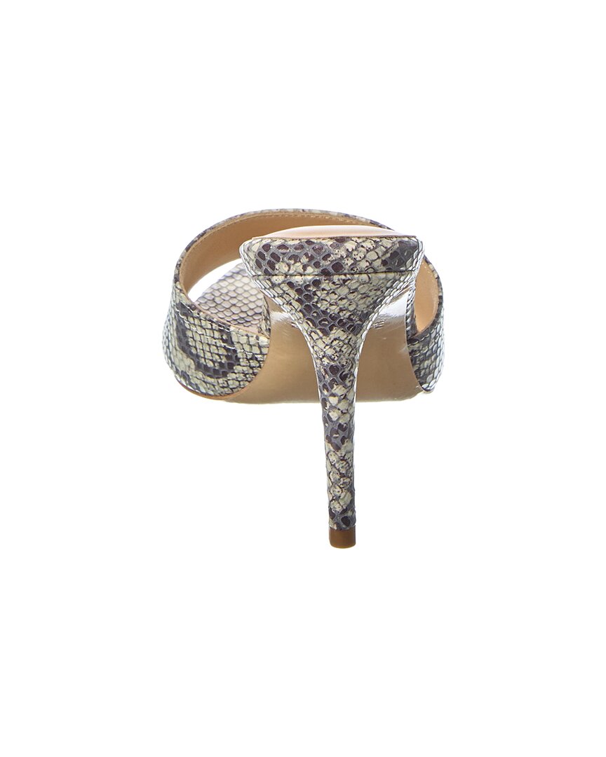 lolita leather heeled mule