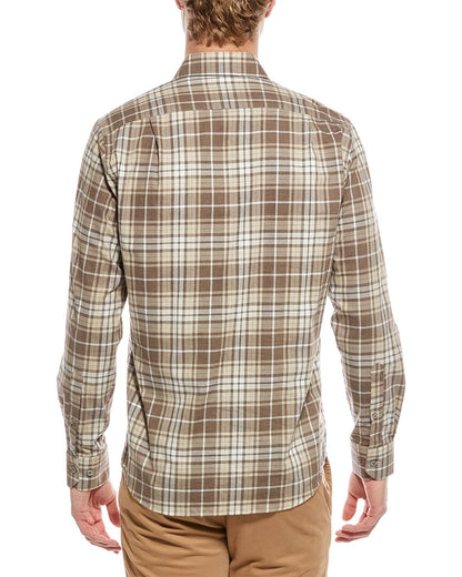 heathered weekend plaid shirt