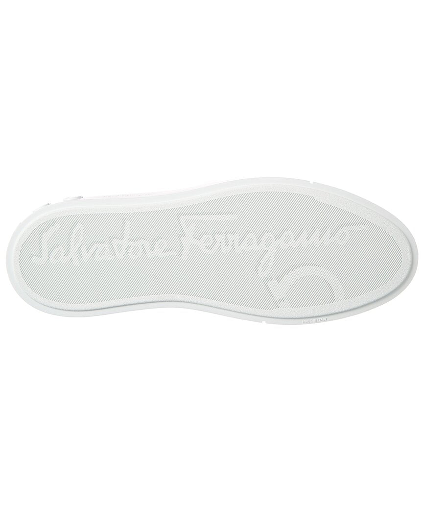 ferragamo mediterr eco canvas sneaker