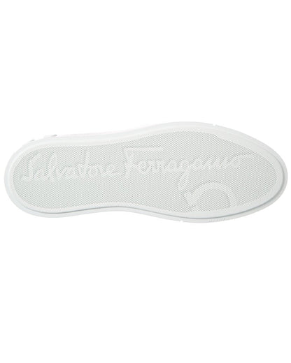 ferragamo mediterr eco canvas sneaker