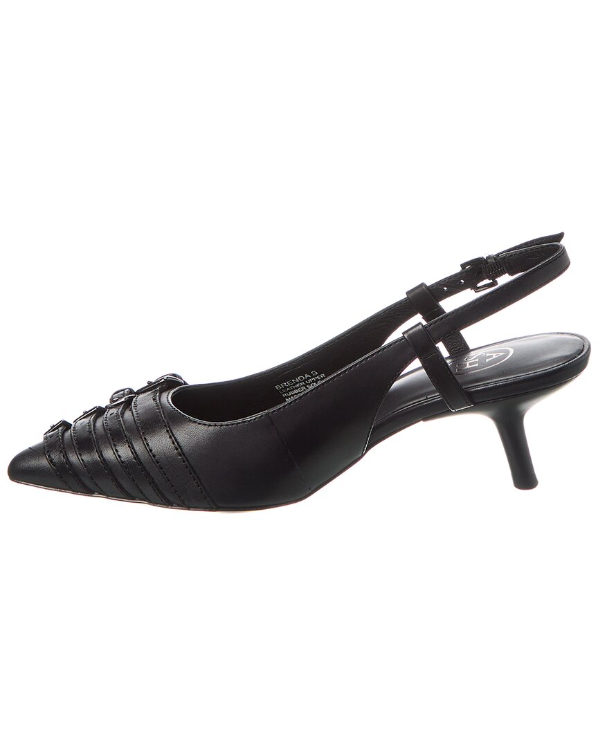 brenda leather slingback pump