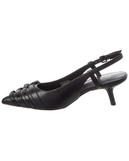 brenda leather slingback pump