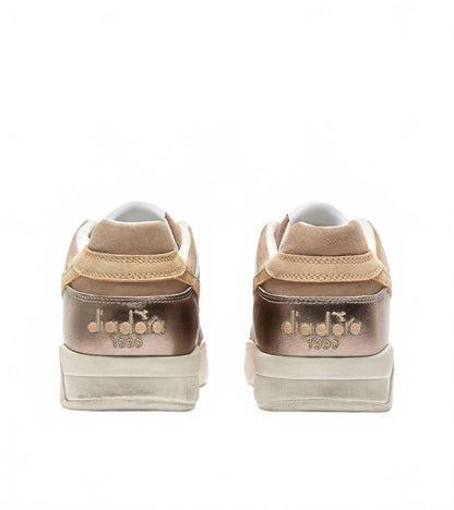 men's uniform heritage leather sneaker in brown