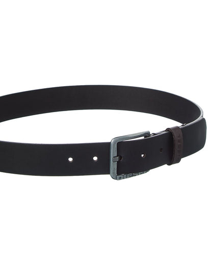 logo b-basic leather belt