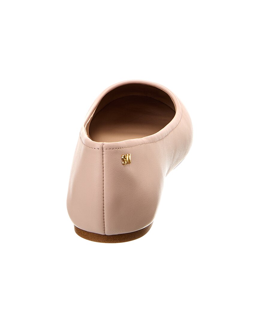 nadine leather flat