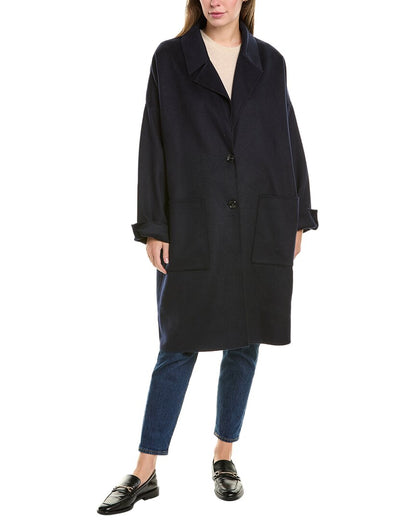 cattina wool-blend coat