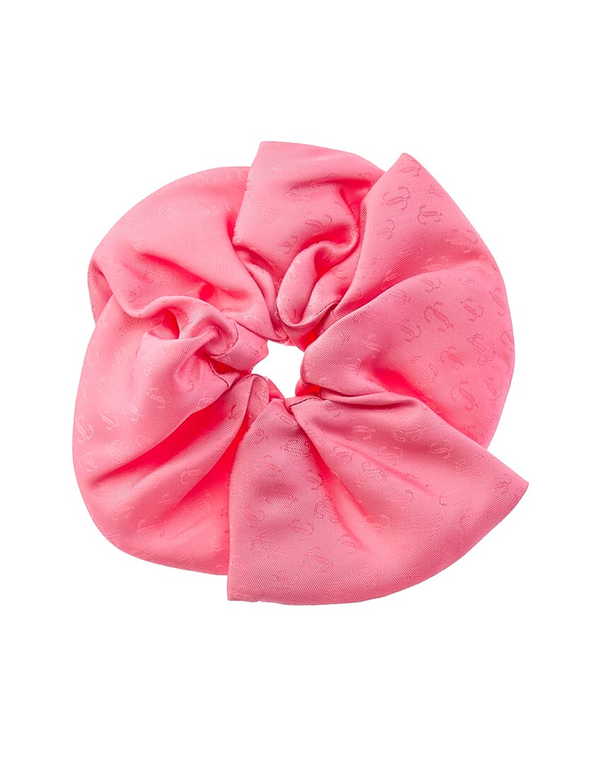 logo silk scrunchie