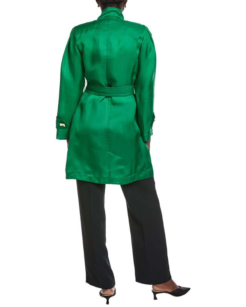 ornella silk coat