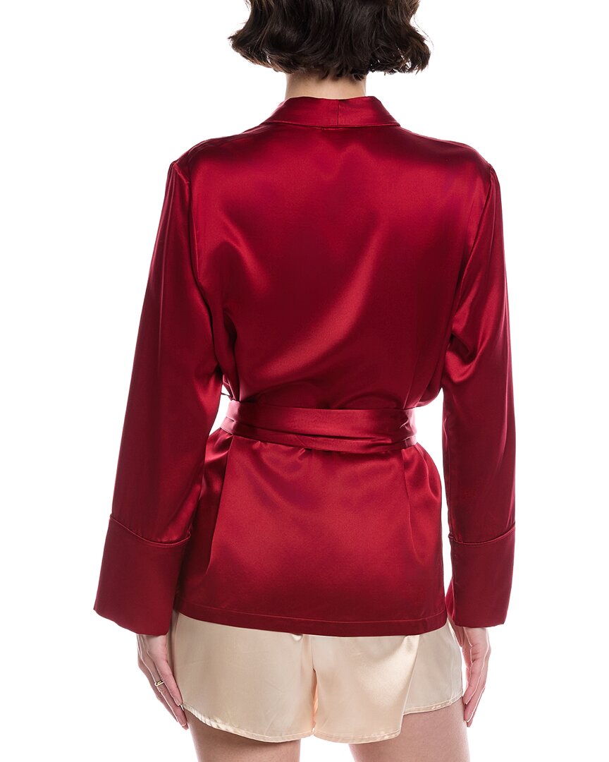 mulberry silk short robe