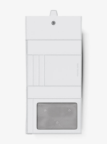 greenwich medium signature logo trifold wallet