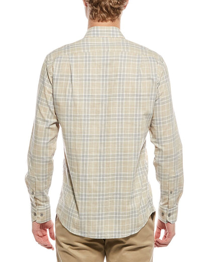weekend heathered plaid shirt