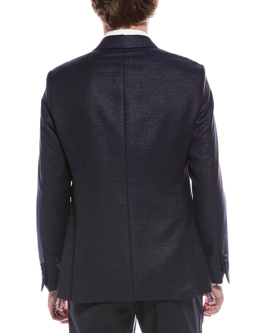 wool-blend modern fit jacket