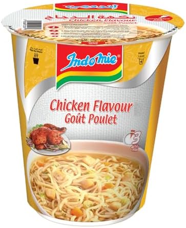 Indomie Cup Instant Noodles Chicken Flavour 55 gm X 24 Pcs