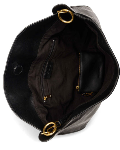 myla leather hobo bag