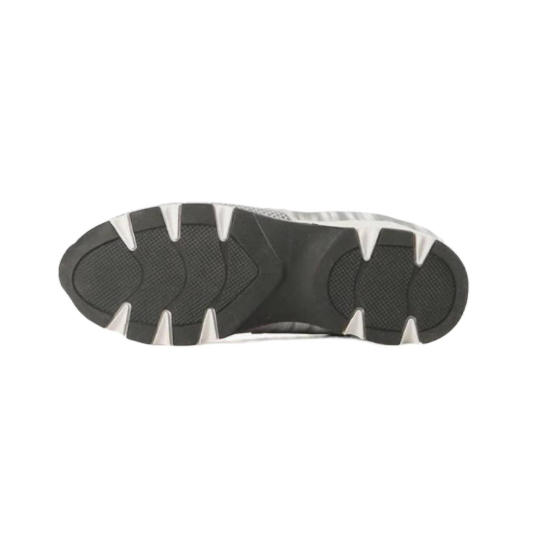 women's banded shoes in grey