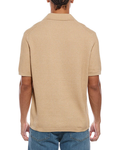 button front sweater top