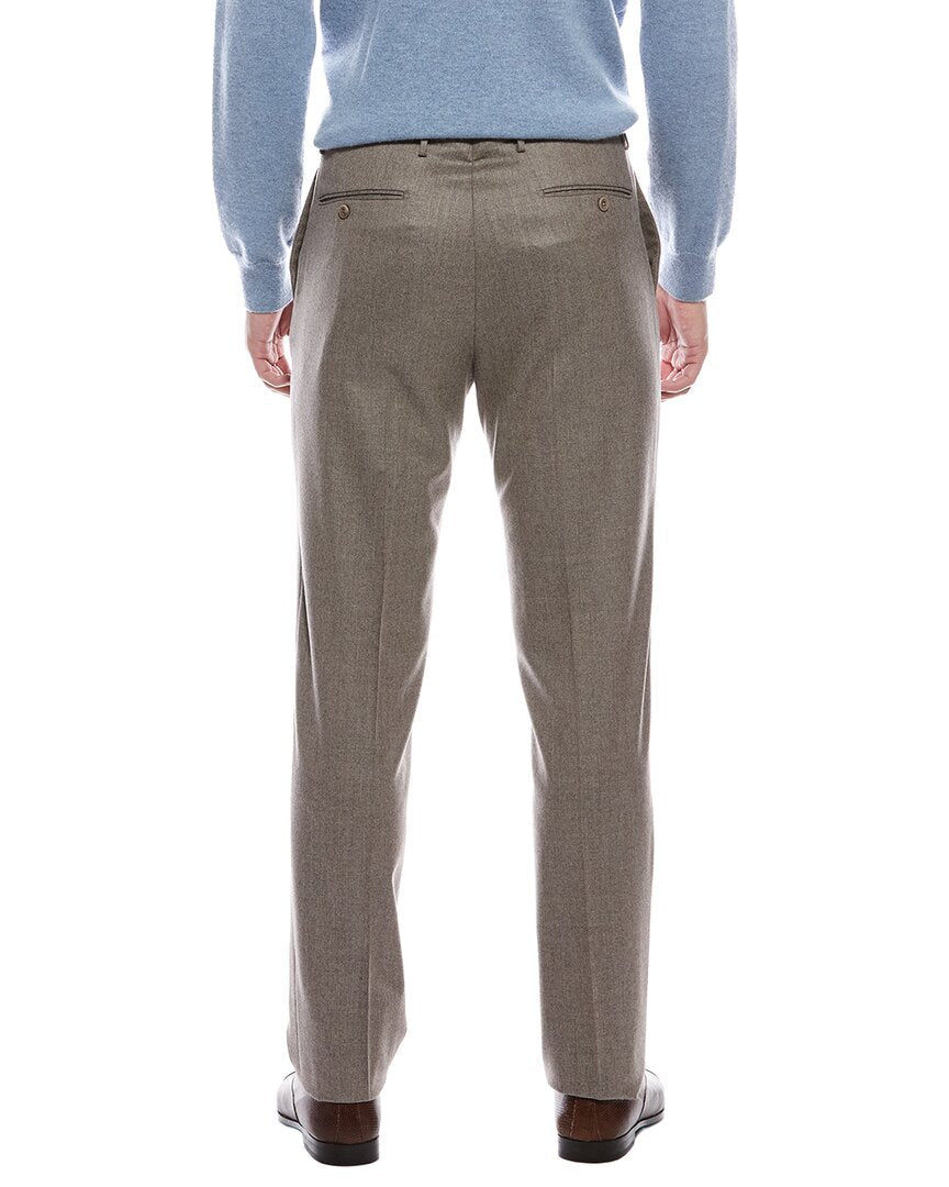 incotex by  modern fit wool-blend pant