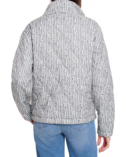 throw on quilted puffer jacket