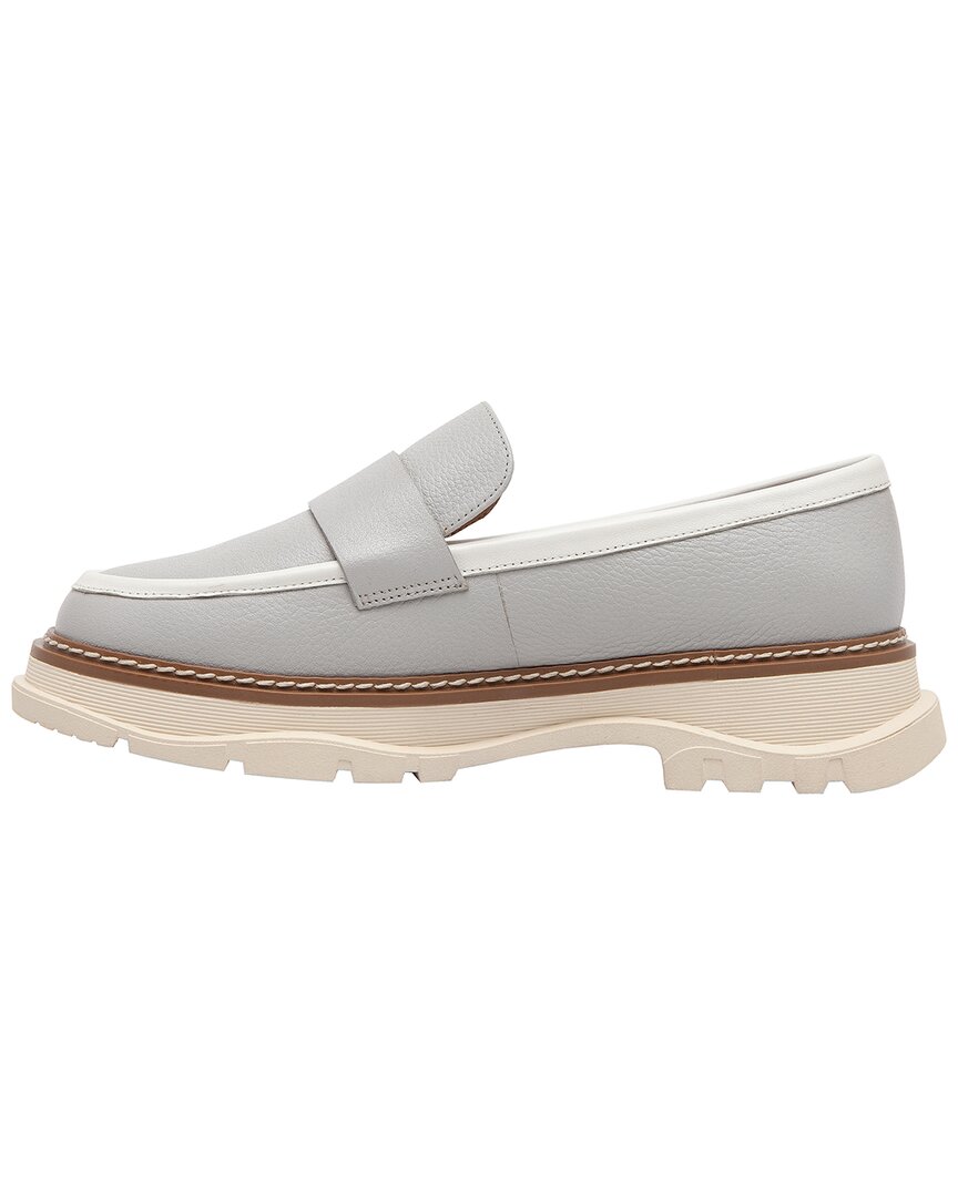 minka leather loafer