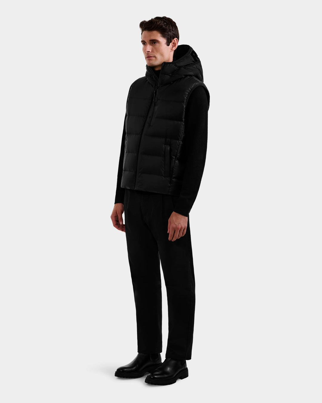 brooks men's down puffer vest