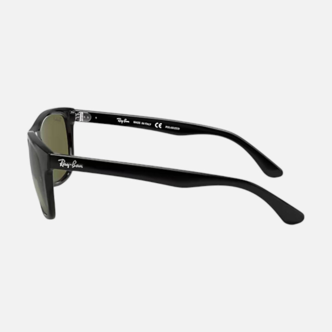 men's sunglasses polished black frame