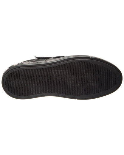 ferragamo lima vit saddle sport costa leather sneaker