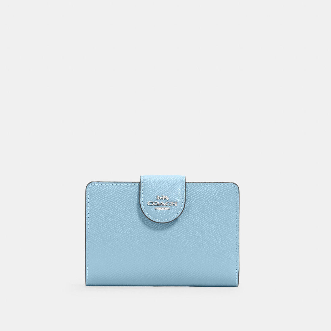 medium corner zip wallet
