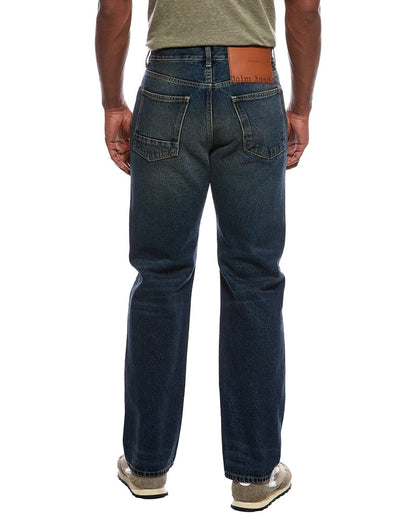 straight medium wash jean