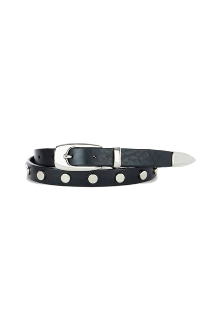 28" Waist - black/silver