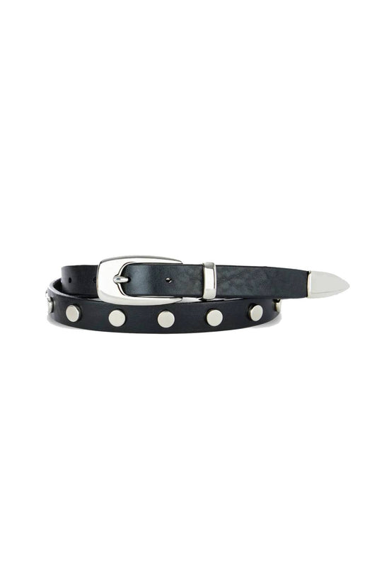 28" Waist - black/silver