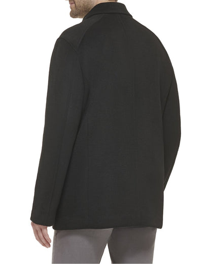 wool-blend coat
