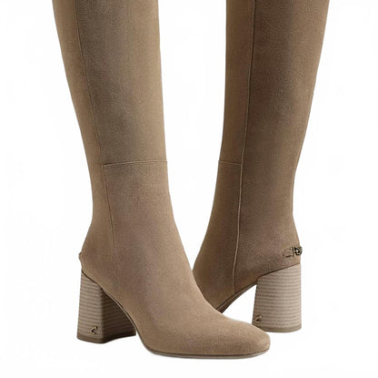women's billie knee high boot in tan