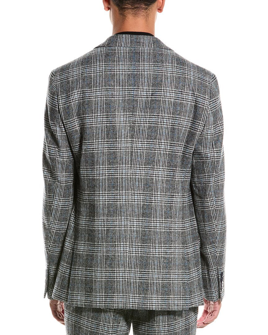 dover slim fit wool-blend jacket