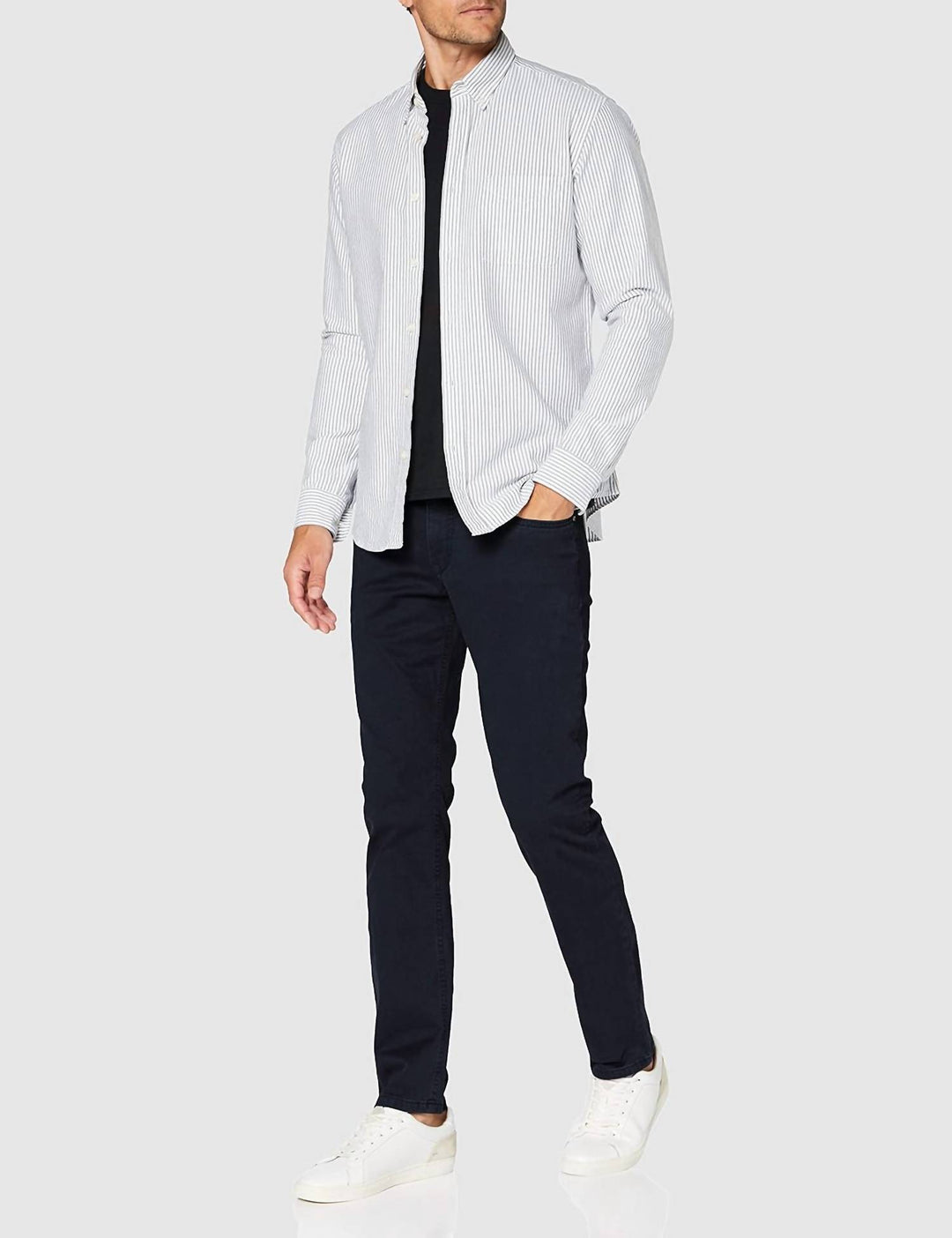 bill pant in mid blue