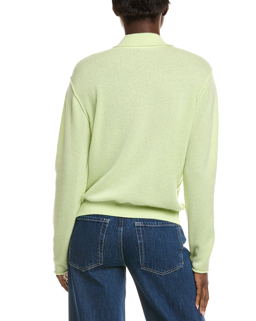 oversized cashmere polo shirt