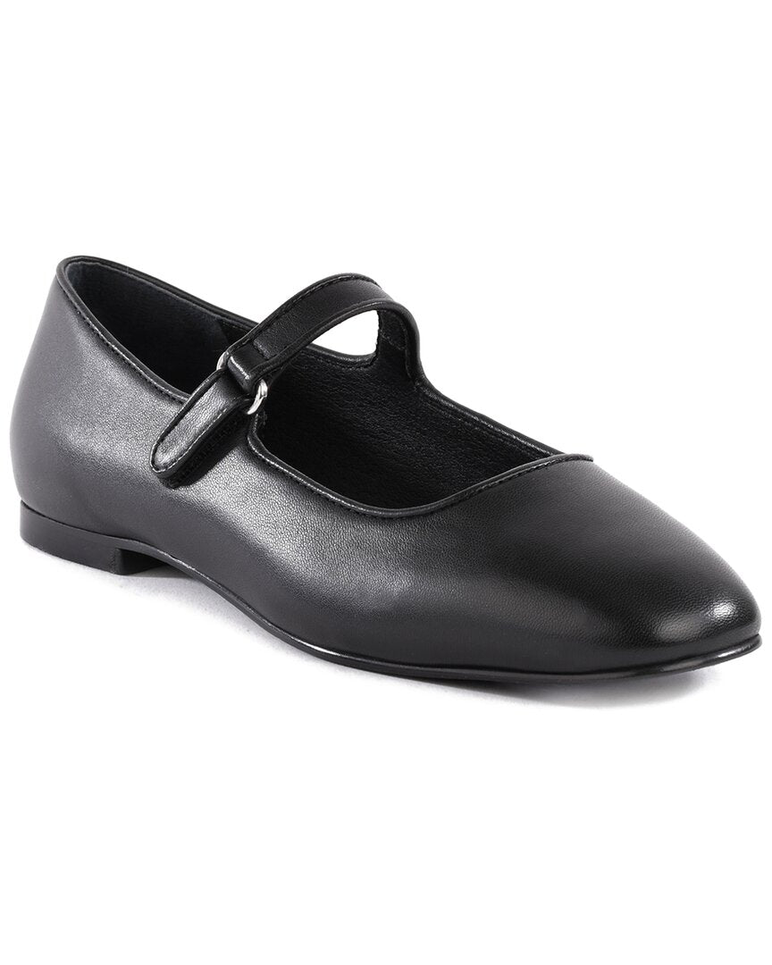 US 6.5 - black leather