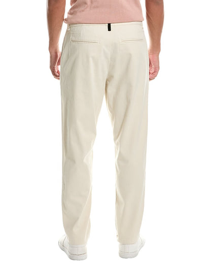 pleated chino