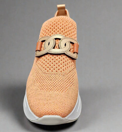 women's simone shoes in tangerine