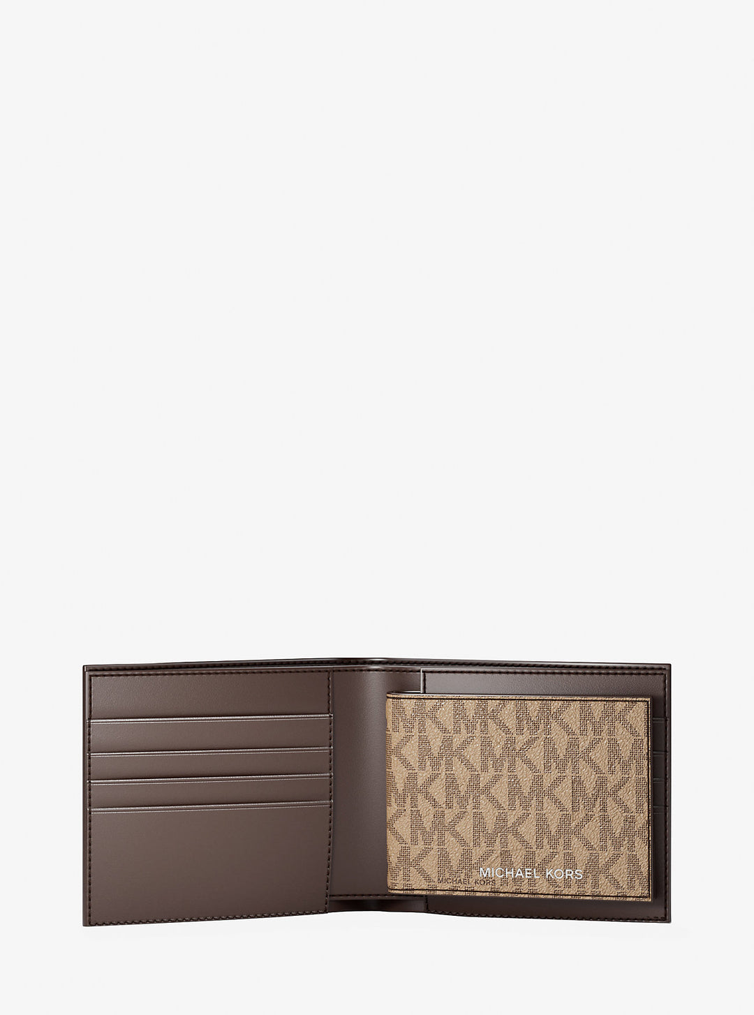 cooper logo billfold wallet with passcase
